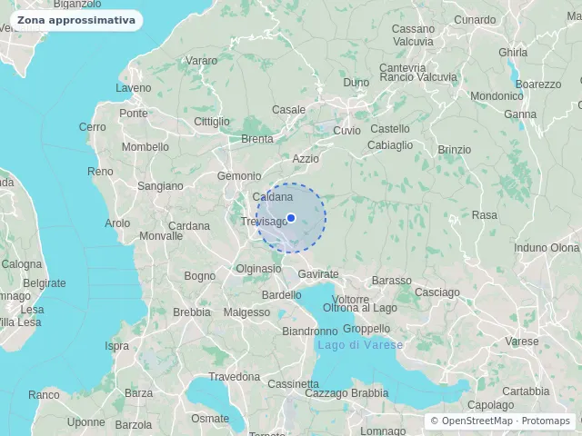 Mappa di Cocquio-Trevisago, Varese