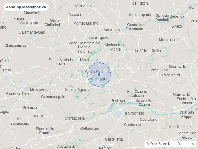 Mappa di Macerata