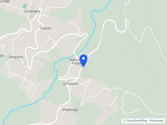 Mappa di Monghidoro, Bologna