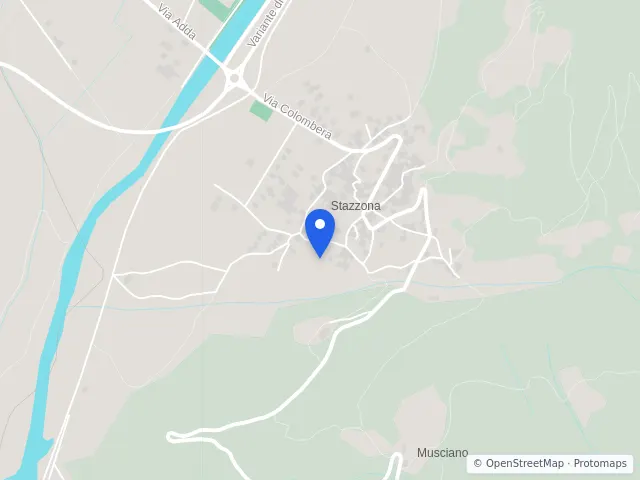Mappa di Villa di Tirano, Sondrio