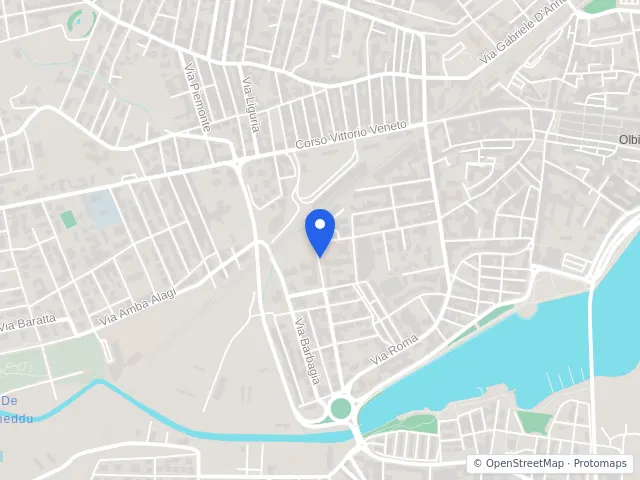 Mappa di Olbia, Sassari
