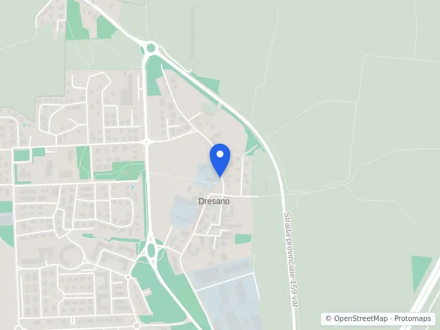 Mappa di Dresano, Milano