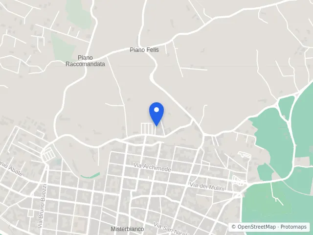 Mappa di Misterbianco, Catania