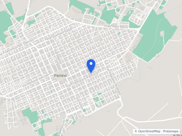 Mappa di Pachino, Siracusa