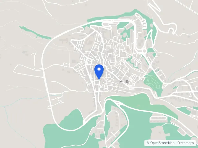 Mappa di Melilli, Siracusa