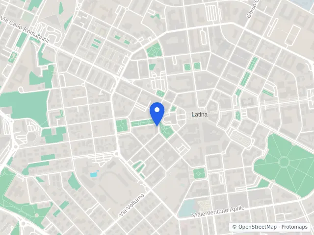 Mappa di Latina