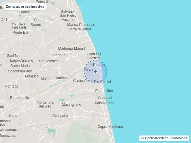 Mappa di Pedaso, Fermo