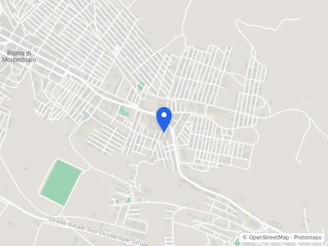 Mappa di Palma di Montechiaro, Agrigento