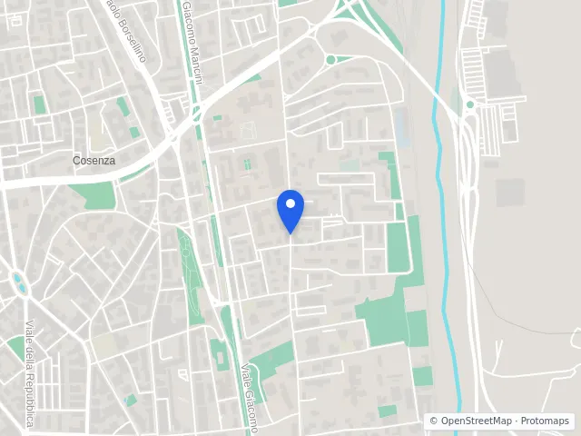 Mappa di Cosenza