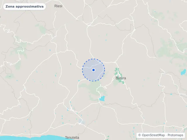 Mappa di Butera, Caltanissetta