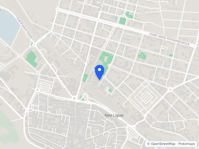 Mappa di Novi Ligure, Alessandria