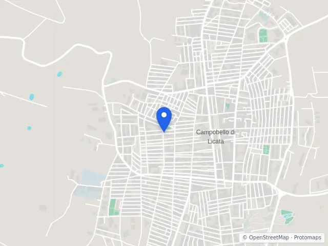 Mappa di Campobello di Licata, Agrigento
