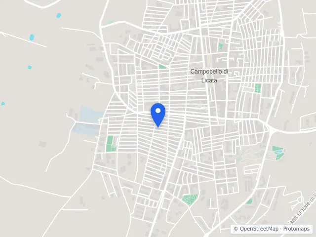 Mappa di Campobello di Licata, Agrigento