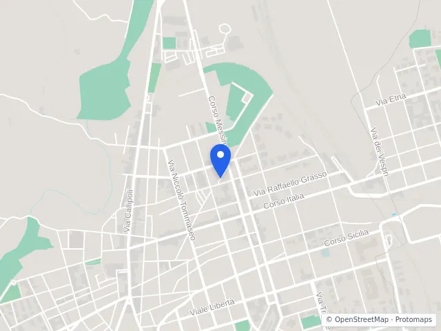 Mappa di Giarre, Catania