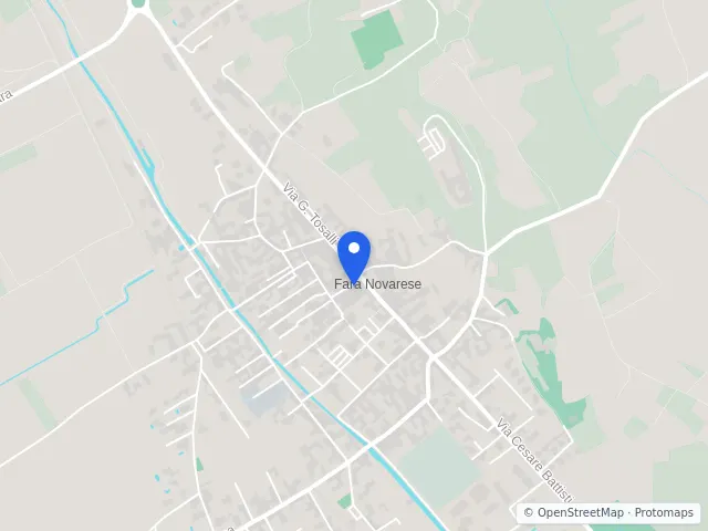 Mappa di Fara Novarese, Novara