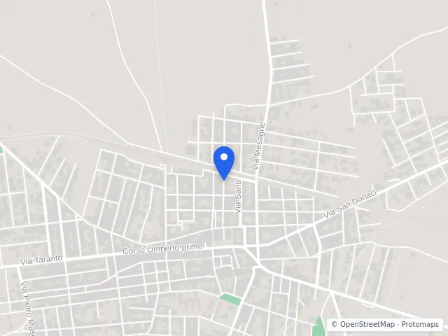 Mappa di San Pancrazio Salentino, Brindisi