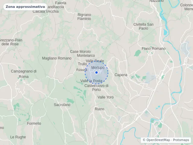 Mappa di Morlupo, Roma