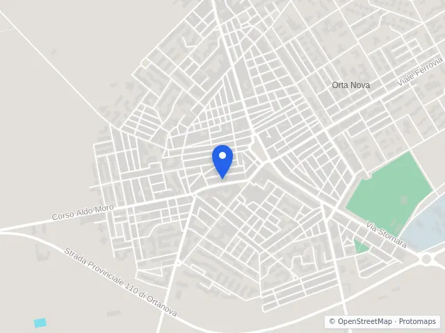 Mappa di Orta Nova, Foggia
