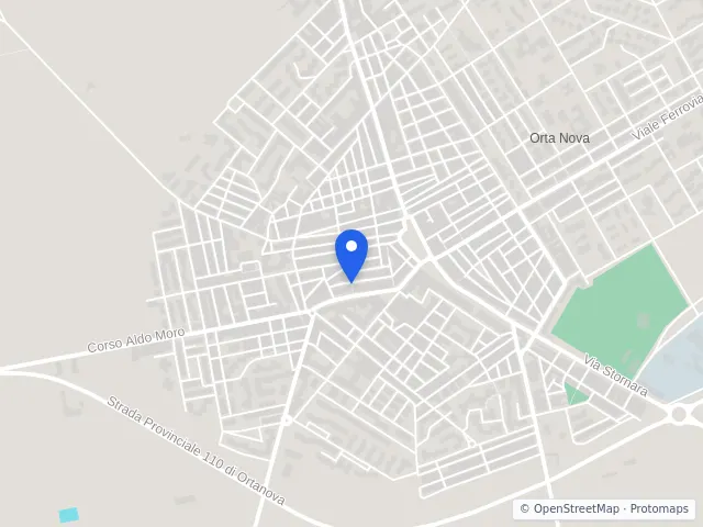 Mappa di Orta Nova, Foggia