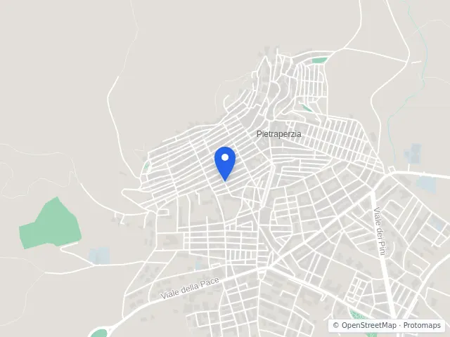 Mappa di Pietraperzia, Enna
