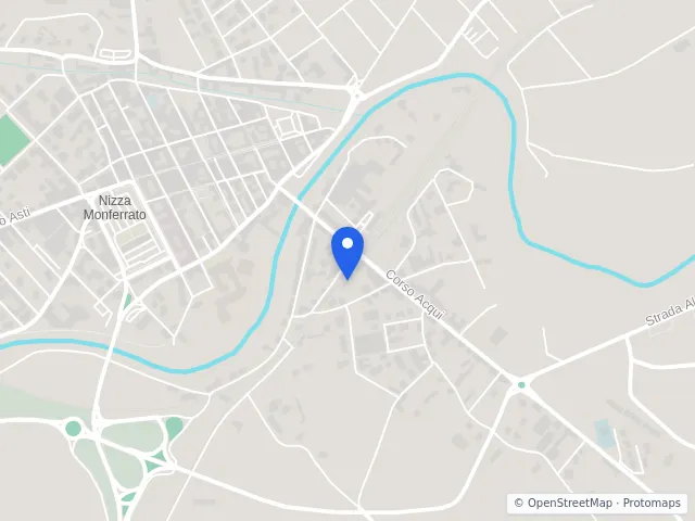 Mappa di Nizza Monferrato, Asti