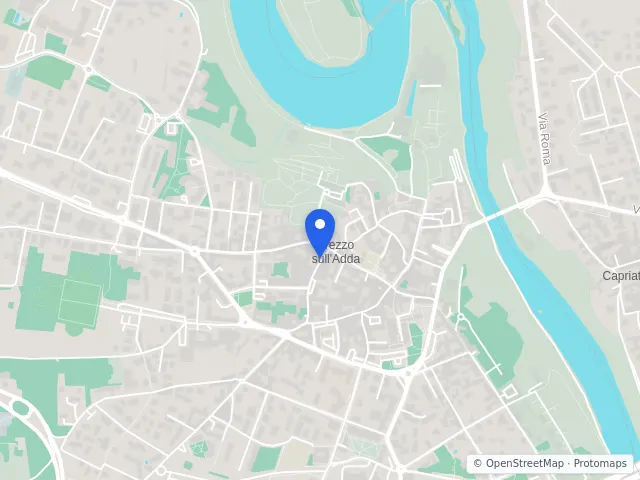 Mappa di Trezzo sull'Adda, Milano