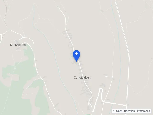 Mappa di Cerreto d'Asti, Asti