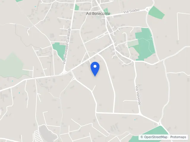 Mappa di Aci Bonaccorsi, Catania