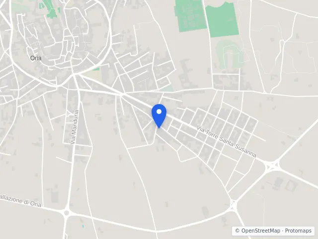 Mappa di Oria, Brindisi