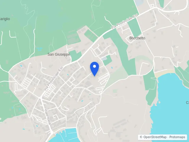 Mappa di Porto Azzurro, Livorno