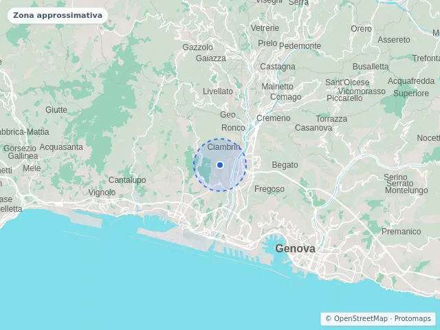 Mappa di Genova
