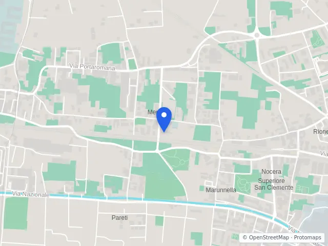 Mappa di Nocera Superiore, Salerno