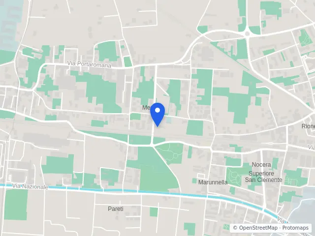 Mappa di Nocera Superiore, Salerno