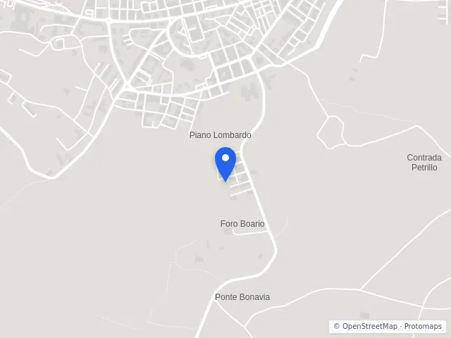 Mappa di Canicattì, Agrigento