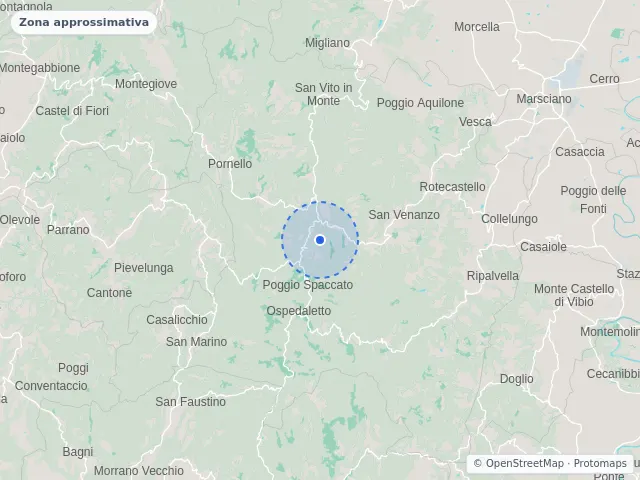 Mappa di San Venanzo, Terni