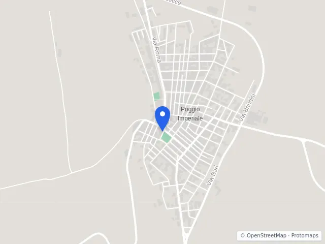 Mappa di Poggio Imperiale, Foggia