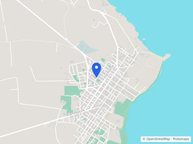 Mappa di Portopalo di Capo Passero, Siracusa
