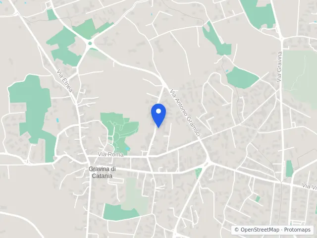 Mappa di Gravina di Catania, Catania