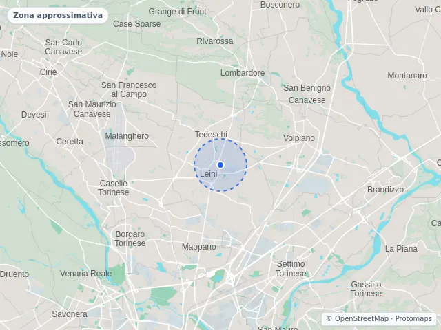 Mappa di Leini, Torino