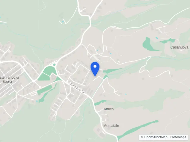 Mappa di Castelfranco Piandiscò, Arezzo