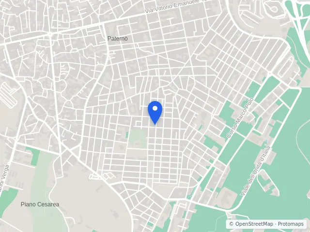 Mappa di Paternò, Catania
