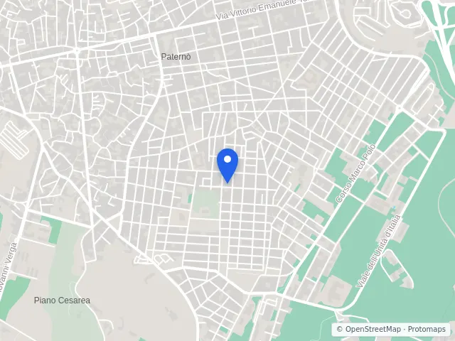 Mappa di Paternò, Catania