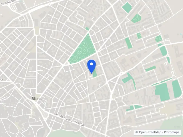 Mappa di Bitonto, Bari