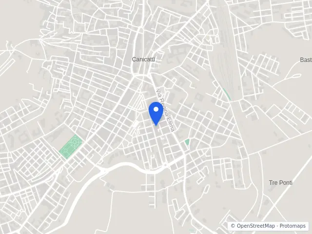 Mappa di Canicattì, Agrigento