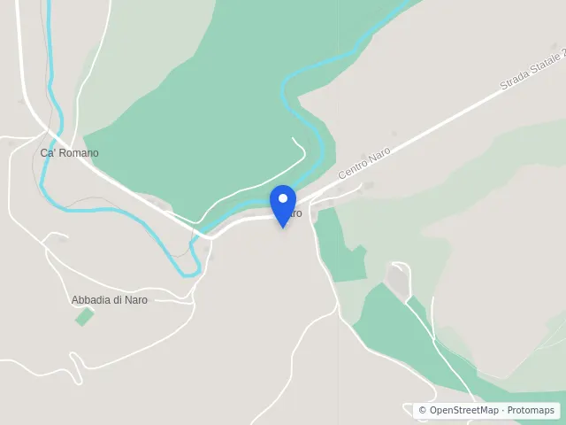Mappa di Cagli, Pesaro e Urbino