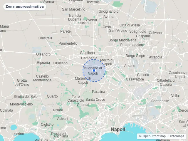 Mappa di Mugnano di Napoli, Napoli