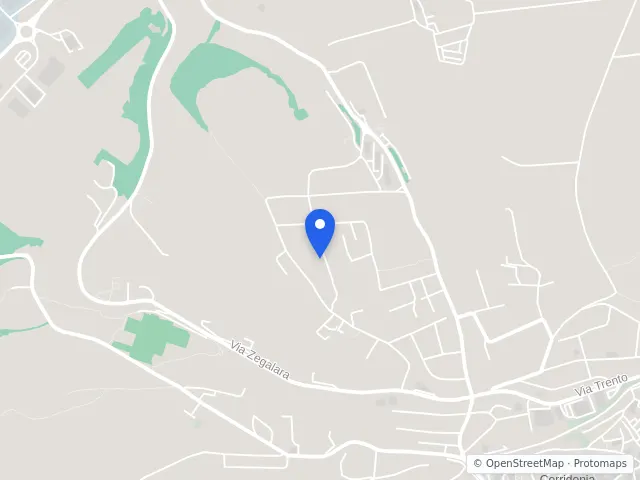 Mappa di Corridonia, Macerata