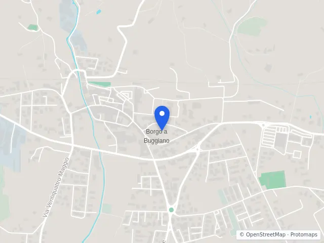 Mappa di Buggiano, Pistoia