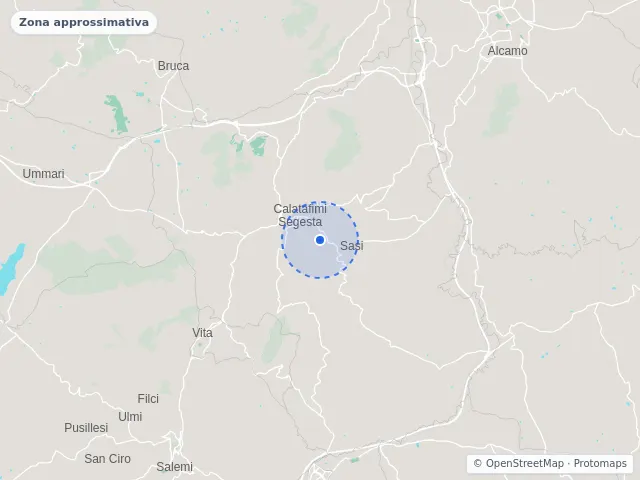 Mappa di Calatafimi-Segesta, Trapani