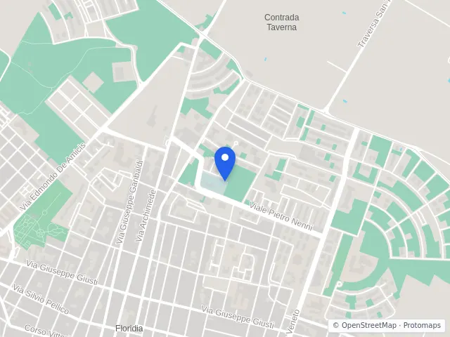 Mappa di Floridia, Siracusa